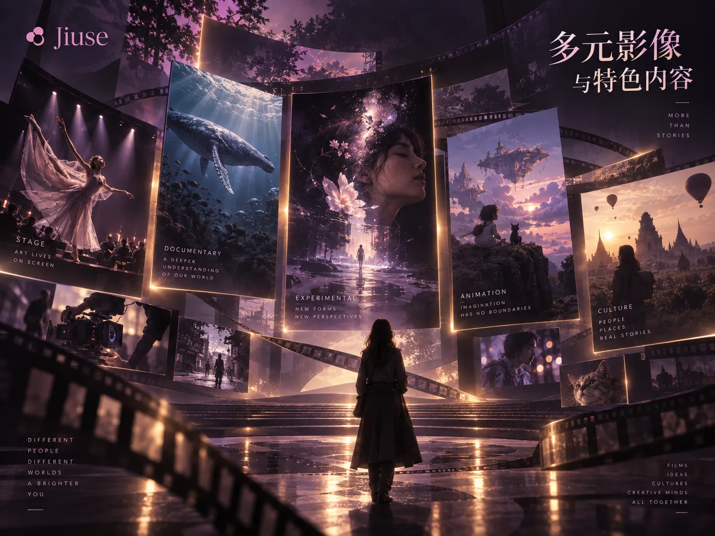 暮光长街的画面组织方法视觉参考